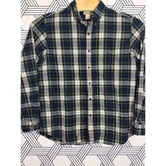 LL Bean Traditional Fit Flannel Size M - Picture 1 of 3